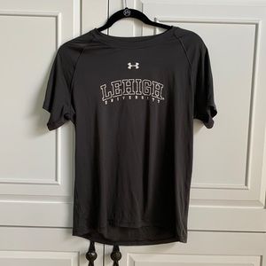 Gray underarmour Lehigh university workout shirt